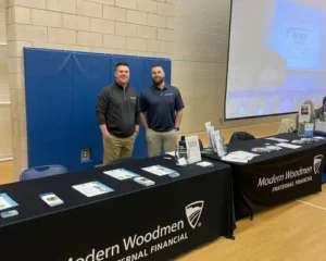 Modern Woodman booth at Community Expo