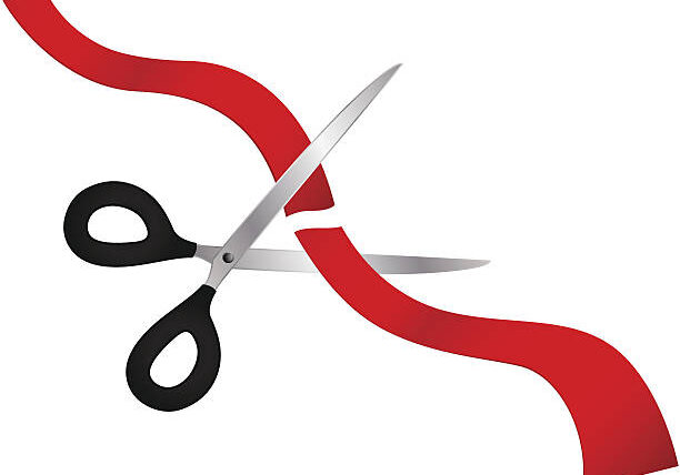 clipart of ribbon cutting